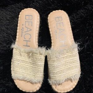 Beach by Matisse Women's Tan Woven Sandals